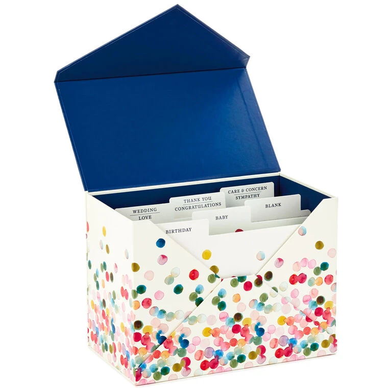 Hallmark Assorted All-Occasion Cards In Polka Dot Organizer Box, Box Of 24 2 Hallmark Assorted All-Occasion Cards In Polka Dot Organizer Box, Box Of 24 - Image 2
