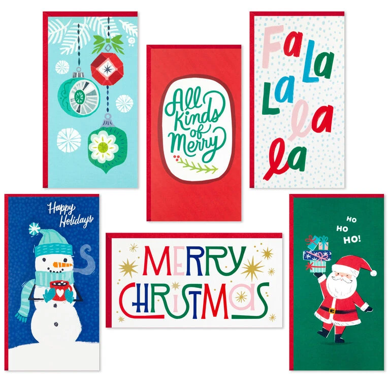 Hallmark Colorful And Casual Money-Holder Boxed Christmas Cards Assortment, Pack Of 36 2 Hallmark Colorful And Casual Money-Holder Boxed Christmas Cards Assortment, Pack Of 36 - Image 2