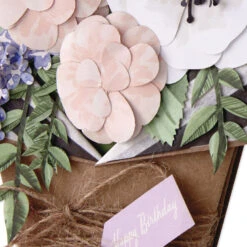 Hallmark Flower Bouquet Beautiful Day Birthday Card -Elegant Home Decor Deals Store Floral Bouquet Displayable Birthday Card 1299LAD9483 04