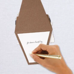 Hallmark Flower Bouquet Beautiful Day Birthday Card -Elegant Home Decor Deals Store Floral Bouquet Displayable Birthday Card 1299LAD9483 06