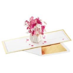 Hallmark Happy Thoughts Flower Bouquet 3D Pop-Up Thinking Of You Card -Elegant Home Decor Deals Store Flower Bouquet 3D PopUp Thinking of You Card 1299LAD9644 04