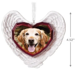 Hallmark Forever Loved Memorial Heart And Angel Wings Photo Personalized Ornament -Elegant Home Decor Deals Store Forever Loved Memorial Heart and Angel Wings Photo Personalized Keepsake Ornament 2499QHE2119B2 03