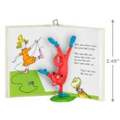 Hallmark Dr. Seuss's Fox In Socks™ Who Sews Whose Socks? Ornament -Elegant Home Decor Deals Store Fox in Socks Book Keepsake Ornament 1799QXI7319 03