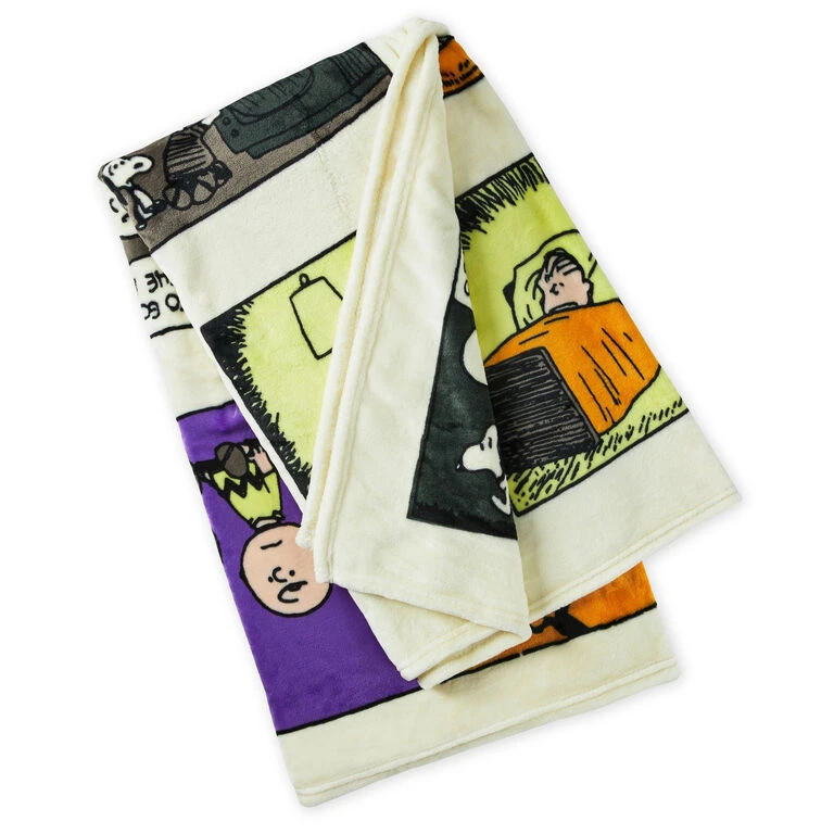 Hallmark Peanuts® Franken-Snoopy Comic Blanket, 50x60 2 Hallmark Peanuts® Franken-Snoopy Comic Blanket, 50x60 - Image 2