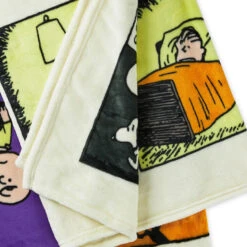 Hallmark Peanuts® Franken-Snoopy Comic Blanket, 50x60 9 Hallmark Peanuts® Franken-Snoopy Comic Blanket, 50x60 -Elegant Home Decor Deals Store Frankenstein Snoopy Comic Strip Blanket 1HGN1516 05