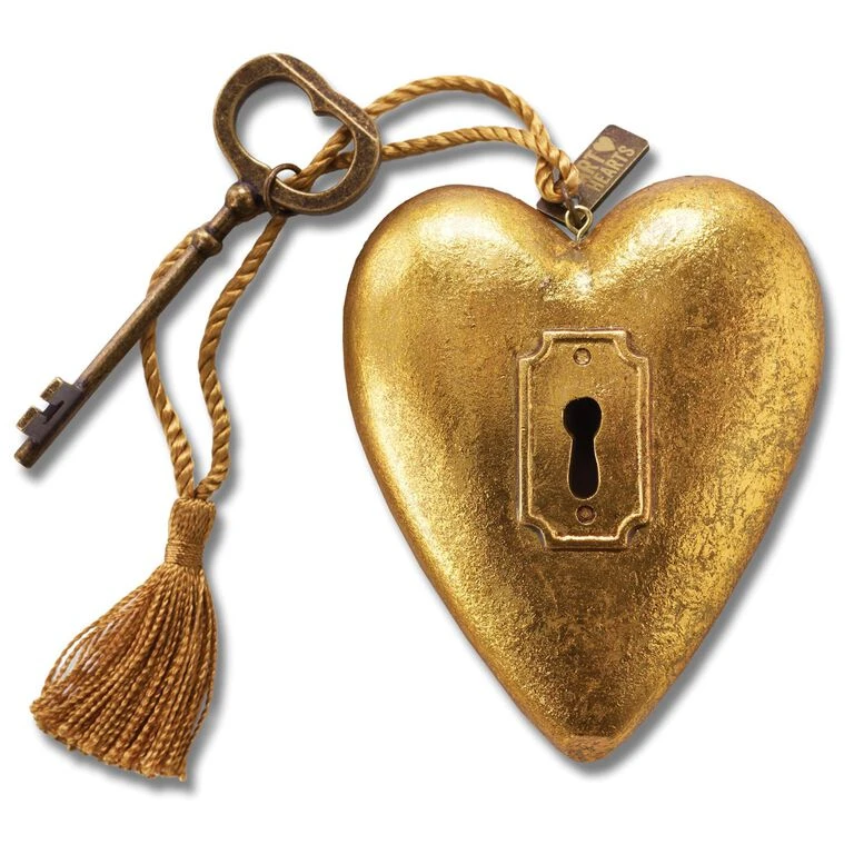 Grandma Art Heart Sculpture, 4" 2 Grandma Art Heart Sculpture, 4" - Image 2