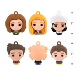 Mini Friends Shatterproof Hallmark Ornaments, Set Of 6 -Elegant Home Decor Deals Store Friends Miniature Christmas Ornaments Set of 6 2HCM9229 03