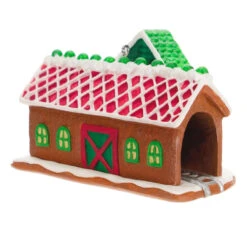 Hallmark Season's Treatings Special Edition Ornament -Elegant Home Decor Deals Store Gingerbread Train Depot Keepsake Ornament 1899QXT4117 06