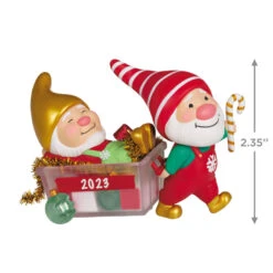 Hallmark Gnome For Christmas Special Edition 2023 Ornament -Elegant Home Decor Deals Store Gnomes With Christmas Decorations Keepsake Ornament 2199QGO2817 03