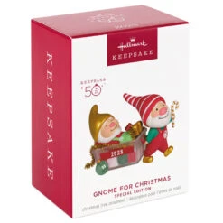 Hallmark Gnome For Christmas Special Edition 2023 Ornament -Elegant Home Decor Deals Store Gnomes With Christmas Decorations Keepsake Ornament 2199QGO2817 04