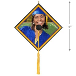 Hallmark Graduation Cap Photo Personalized Ornament -Elegant Home Decor Deals Store Graduation Cap Photo Personalized Keepsake Ornament 2499QHE2120B3 03