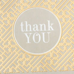 Hallmark Gray And Gold Bulk Blank Thank-You Notes, Pack Of 50 -Elegant Home Decor Deals Store Gray and Gold Bulk Blank ThankYou Notes Multipack 3THK2522 05