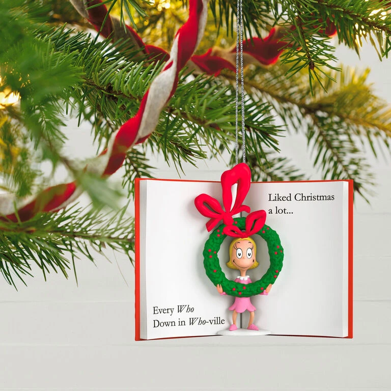 Hallmark Dr. Seuss's How The Grinch Stole Christmas!™ Cindy-Lou Who Ornament 2 Hallmark Dr. Seuss's How The Grinch Stole Christmas!™ Cindy-Lou Who Ornament - Image 2
