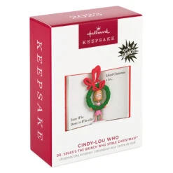 Hallmark Dr. Seuss's How The Grinch Stole Christmas!™ Cindy-Lou Who Ornament 9 Hallmark Dr. Seuss's How The Grinch Stole Christmas!™ Cindy-Lou Who Ornament -Elegant Home Decor Deals Store Grich Stole Christmas Book Keepsake Ornament 1799QXI7309 04