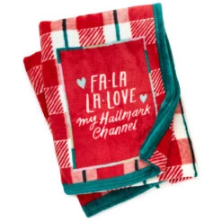 Hallmark Channel Fa-La-La-Love Plaid Blanket, 50x60 8 Hallmark Channel Fa-La-La-Love Plaid Blanket, 50x60 -Elegant Home Decor Deals Store Hallmark Channel FaLaLaLove Plaid Blanket 1XKT3520 03