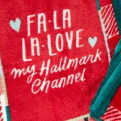 Hallmark Channel Fa-La-La-Love Plaid Blanket, 50x60 11 Hallmark Channel Fa-La-La-Love Plaid Blanket, 50x60 -Elegant Home Decor Deals Store Hallmark Channel FaLaLaLove Plaid Blanket 1XKT3520 06