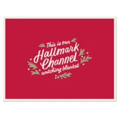 Hallmark Channel Red Oversized Blanket, 60x80 9 Hallmark Channel Red Oversized Blanket, 60x80 -Elegant Home Decor Deals Store Hallmark Channel FamilySized Blanket 1XKT3505 04