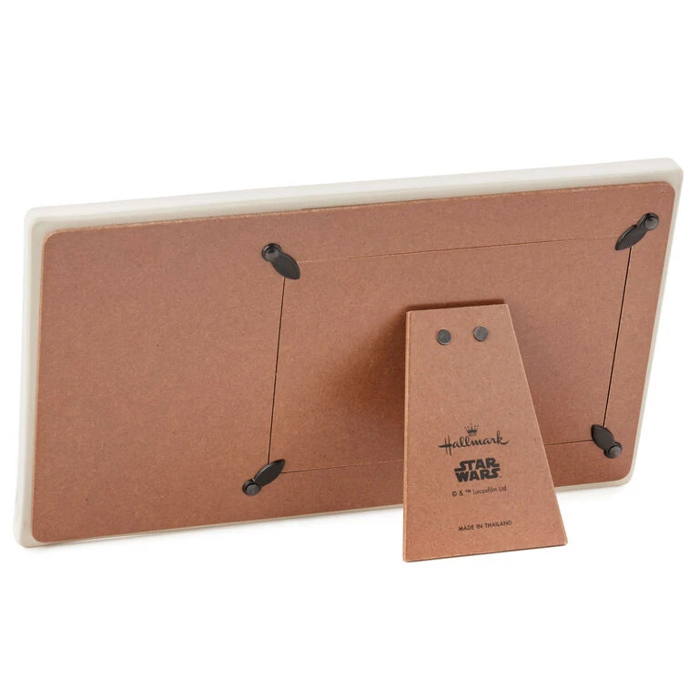 Hallmark Star Wars™ Han Solo™ And Princess Leia™ I Love You I Know Ceramic Picture Frame, 4x6 2 Hallmark Star Wars™ Han Solo™ And Princess Leia™ I Love You I Know Ceramic Picture Frame, 4x6 - Image 2