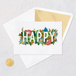 Hallmark Floral Happy Quilled Paper Handmade Birthday Card 12 Hallmark Floral Happy Quilled Paper Handmade Birthday Card -Elegant Home Decor Deals Store Happy and Flowers Quilled Paper Birthday Card for Her 1299LAD2728 05