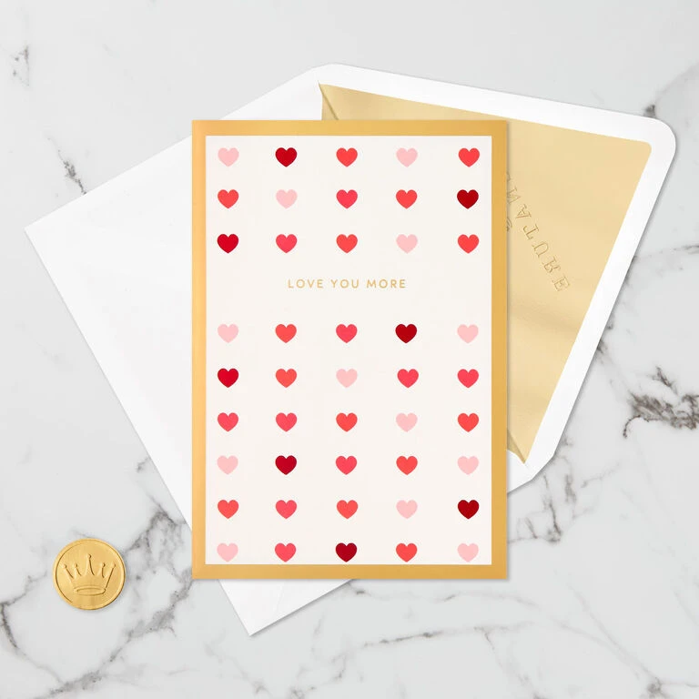 Hallmark Love You More 3D Pop-Up Love Card 4 Hallmark Love You More 3D Pop-Up Love Card - Image 4