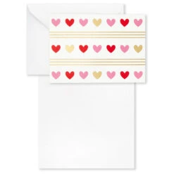 Hallmark Hearts Aplenty Assorted Blank Note Cards, Box Of 24 12 Hallmark Hearts Aplenty Assorted Blank Note Cards, Box Of 24 -Elegant Home Decor Deals Store Hearts Aplenty Assorted Blank Note Cards 5STZ5126 04