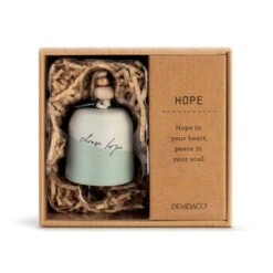 Demdaco Hope Mini Inspired Bell, 2.5" -Elegant Home Decor Deals Store Hope Mini Inspired Bell 1008010013 03