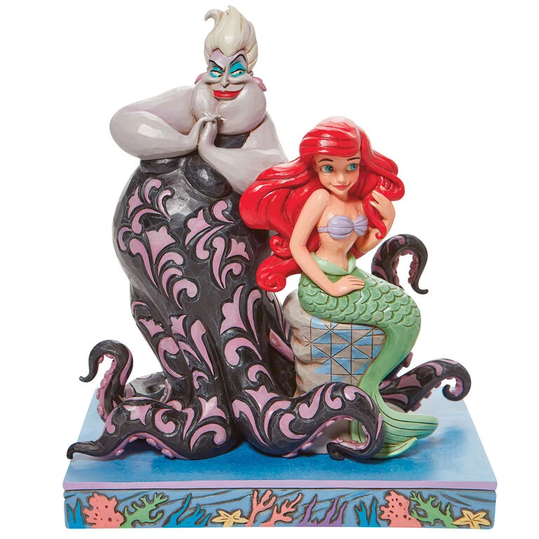 Enesco Jim Shore Disney Ariel And Ursula Figurine, 9.5" 1 Enesco Jim Shore Disney Ariel And Ursula Figurine, 9.5"