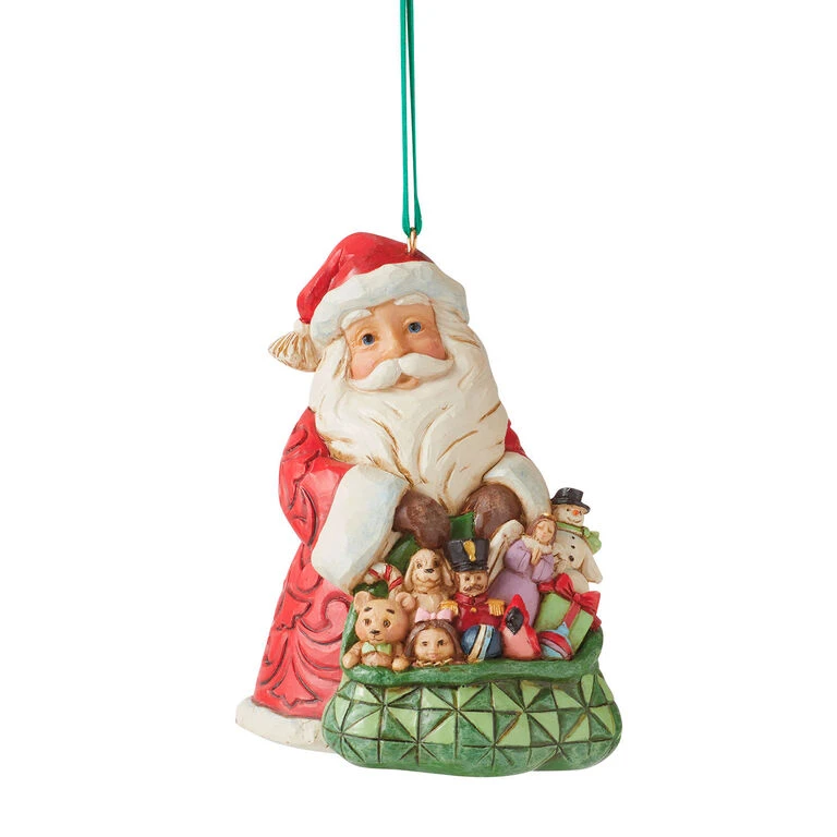 Enesco Jim Shore Worldwide Event Santa Ornament, 3.5" 1 Enesco Jim Shore Worldwide Event Santa Ornament, 3.5"