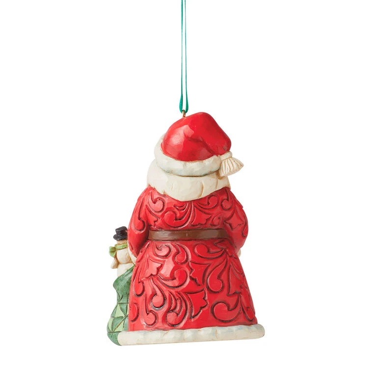 Enesco Jim Shore Worldwide Event Santa Ornament, 3.5" 2 Enesco Jim Shore Worldwide Event Santa Ornament, 3.5" - Image 2