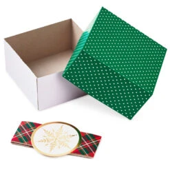 Hallmark Joy To You 3-Pack Christmas Gift Boxes, Assorted Sizes And Designs -Elegant Home Decor Deals Store Joy to You Assorted Christmas Gift Boxes 55XBC1128 04