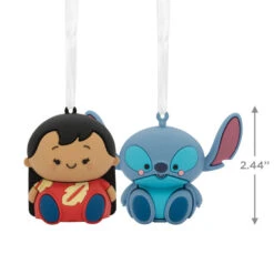 Better Together Disney Lilo & Stitch Magnetic Hallmark Ornaments, Set Of 2 -Elegant Home Decor Deals Store Lilo and Stitch Christmas Ornaments 3HCM2403 03