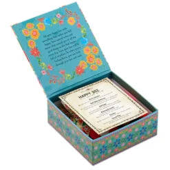 Natural Life Live Happy Floral Happy Box Gift Set, 6 Pieces -Elegant Home Decor Deals Store Live Happy Bright Floral Happy Box Gift Set HAPPYBOX026 03