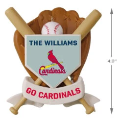 MLB Baseball Personalized Ornament, Cardinals™ -Elegant Home Decor Deals Store MLB Baseball Personalized Ornament Cardinals 2499QHE1913B107 04