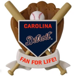 MLB Baseball Personalized Ornament, Tigers™ 8 MLB Baseball Personalized Ornament, Tigers™ -Elegant Home Decor Deals Store MLB Baseball Personalized Ornament Tigers 2499QHE1913B103 03