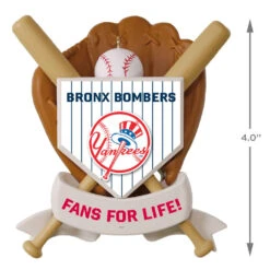 MLB Baseball Personalized Ornament, Yankees™ -Elegant Home Decor Deals Store MLB Baseball Personalized Ornament Yankees 2499QHE1913B106 04