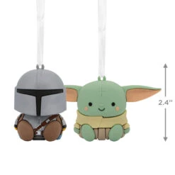 Better Together Star Wars: The Mandalorian™ And Grogu™ Magnetic Hallmark Ornaments, Set Of 2 -Elegant Home Decor Deals Store Mandalorian and Grogu Christmas Ornaments 3HCM2401 03