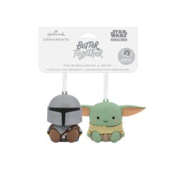Better Together Star Wars: The Mandalorian™ And Grogu™ Magnetic Hallmark Ornaments, Set Of 2 -Elegant Home Decor Deals Store Mandalorian and Grogu Christmas Ornaments 3HCM2401 04