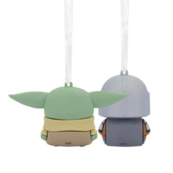 Better Together Star Wars: The Mandalorian™ And Grogu™ Magnetic Hallmark Ornaments, Set Of 2 -Elegant Home Decor Deals Store Mandalorian and Grogu Christmas Ornaments 3HCM2401 06