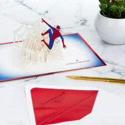 Hallmark Marvel Spider-Man You Deserve An Amazing Day 3D Pop-Up Card -Elegant Home Decor Deals Store Marvel SpiderMan Amazing 3D PopUp Card 1499LAD2901 07