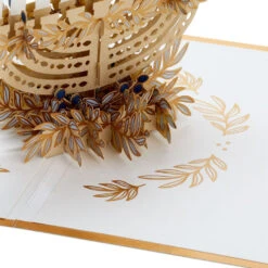 Hallmark Season Full Of Light 3D Pop-Up Hanukkah Card -Elegant Home Decor Deals Store Menorah 3D PopUp Hanukkah Card 5XXH1003 04