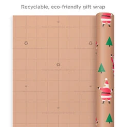 Hallmark Merry Kraft Prints 3-Pack Christmas Wrapping Paper, 90 Sq. Ft. -Elegant Home Decor Deals Store Merry Kraft Prints 3Pack Christmas Wrapping Paper 5JXW1050 08