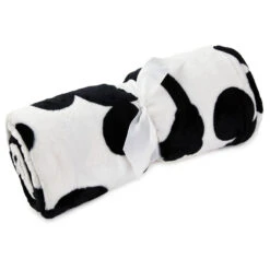 Hallmark Disney Mickey Mouse Silhouettes Throw Blanket, 50x60 5 Hallmark Disney Mickey Mouse Silhouettes Throw Blanket, 50x60 -Elegant Home Decor Deals Store Mickey Mouse Silhouette BlackWhite Plush Blanket 1DYG2056 03