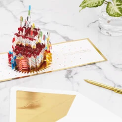 Hallmark Disney Mickey Mouse Cake 3D Pop-Up Birthday Card -Elegant Home Decor Deals Store Mickey Mouse and Pluto Cake 3D PopUp Birthday Card 1499LAD2724 06