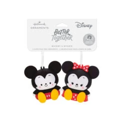 Better Together Disney Mickey And Minnie Magnetic Hallmark Ornaments, Set Of 2 -Elegant Home Decor Deals Store Mickey and Minnie Christmas Ornaments 3HCM2402 04