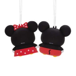 Better Together Disney Mickey And Minnie Magnetic Hallmark Ornaments, Set Of 2 -Elegant Home Decor Deals Store Mickey and Minnie Christmas Ornaments 3HCM2402 06