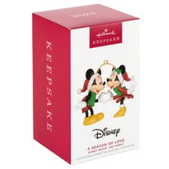 Hallmark Disney Mickey And Minnie A Season Of Love Ornament -Elegant Home Decor Deals Store Mickey and Minnie Hands Heart Keepsake Ornament 2099QXD6667 04