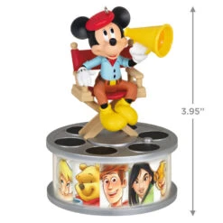 Hallmark Disney 100 Years Of Wonder Director Mickey Mouse Ornament With Light And Sound 8 Hallmark Disney 100 Years Of Wonder Director Mickey Mouse Ornament With Light And Sound -Elegant Home Decor Deals Store Mickey in Director Chair Keepsake Ornament 2999QXD6727 03