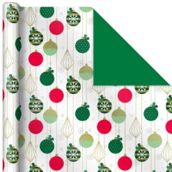 Hallmark Mod Holiday 3-Pack Reversible Wrapping Paper Assortment, 120 Sq. Ft. 11 Hallmark Mod Holiday 3-Pack Reversible Wrapping Paper Assortment, 120 Sq. Ft. -Elegant Home Decor Deals Store Mod Holiday Assorted Reversible Wrapping Paper 5JXW1072 06