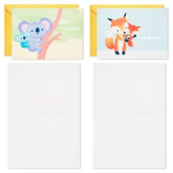 Hallmark Mom And Baby Animal Assortment Blank Thank-You Notes, Pack Of 48 10 Hallmark Mom And Baby Animal Assortment Blank Thank-You Notes, Pack Of 48 -Elegant Home Decor Deals Store Mom and Baby Animal Assortment Blank ThankYou Notes 5STZ1134 03