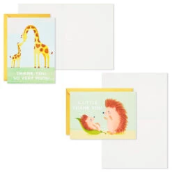 Hallmark Mom And Baby Animal Assortment Blank Thank-You Notes, Pack Of 48 11 Hallmark Mom And Baby Animal Assortment Blank Thank-You Notes, Pack Of 48 -Elegant Home Decor Deals Store Mom and Baby Animal Assortment Blank ThankYou Notes 5STZ1134 04